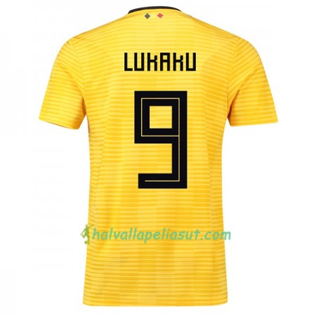 Jalkapallo Pelipaidat Belgia Lukaku 9 World Cup 2018 Vieraspaita